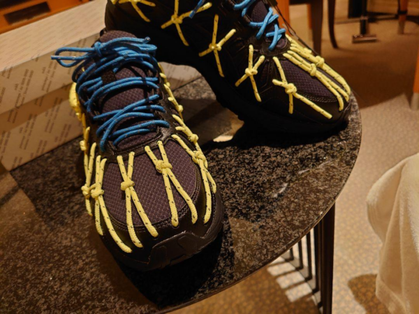 Giày Asics x Rokh Gel-Venture 7 Black Green 1011A563-002 - Ảnh 6