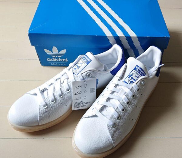 Giày Adidas Stan Smith 'White Bold Blue' BZ0488 - Ảnh 4
