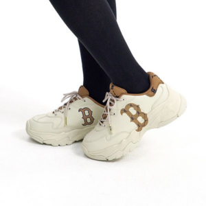 Giay MLB Big Ball Chunky Diamond Monogram 'Beige' 3ASHCDM2N-43BGD