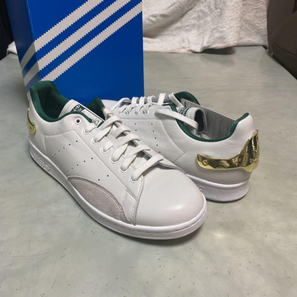 Giay Adidas Stan Smith Green with Golden Heel Tab FZ5395