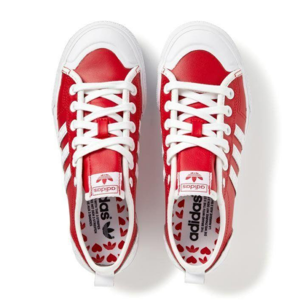 Giày Adidas Wmns Nizza RF Platform 'Heart Embossed Scarlet' FZ1841 - Ảnh 3