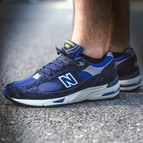 Giày New Balance 991 Made in England 'Navy Blue' M991SLE - Ảnh 2