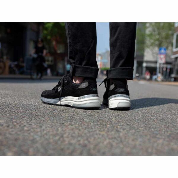 Giày New Balance 992v1 Made In USA 'Black' M992BL - Ảnh 4