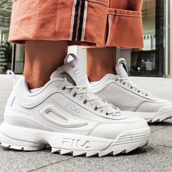 Giày Fila Disruptor 2 Premium 'Triple White' 1FM00139-100 - Ảnh 3