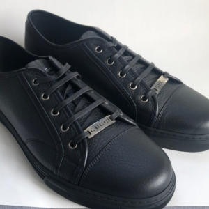 Alternative view of Giày Gucci Women's Pebbled Nappa Leather Low Top Sneakers 317337-AOD50-1000