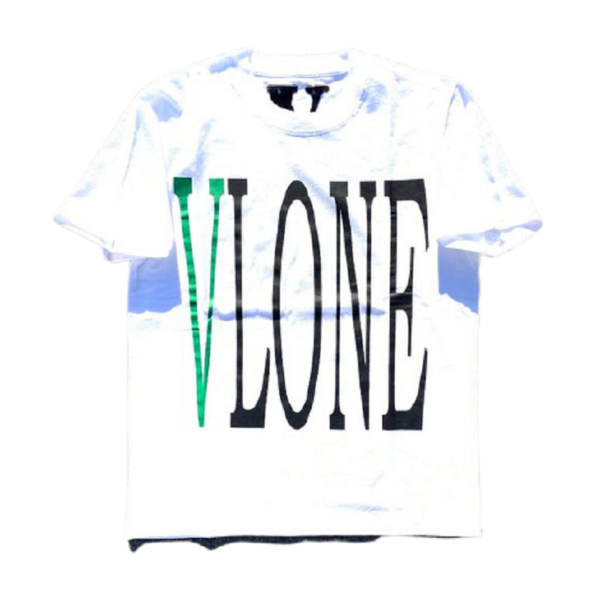 Áo Vlone Deadstock Vlone Staple Tee White Green