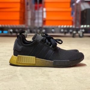 Alternative view of Giày Adidas Wmns NMD R1 'Black Carbon Gold' FU9352