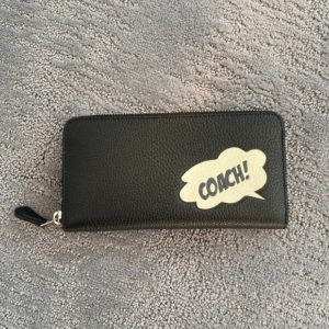 Alternative view of Ví Coach x Marvel Accordion Zip Wallet With Coach Bubble Black 3489