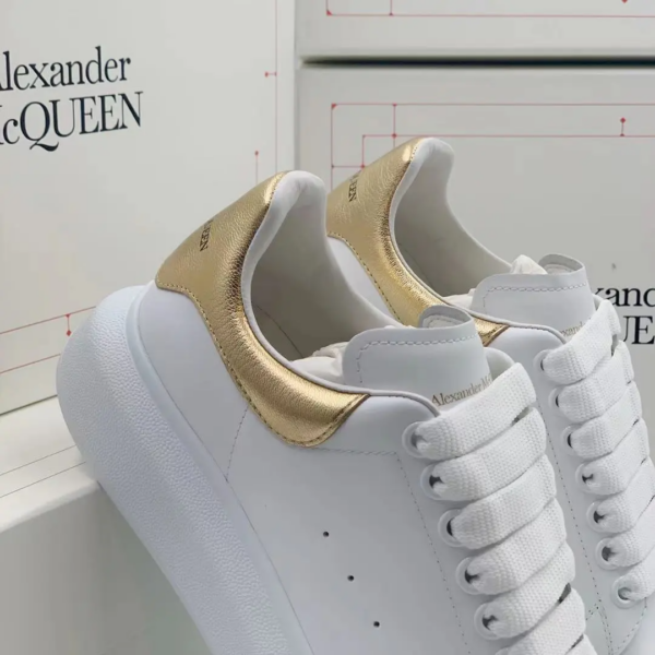 Giày Alexander McQueen 'White Light Gold' 553770-WHFBU-9075 - Ảnh 4