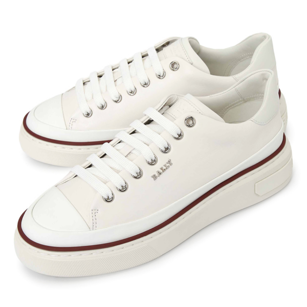 Giày Bally Leather 'White' MAILY-01 - Ảnh 5