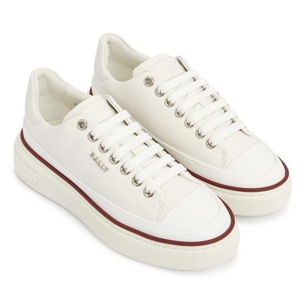 Giày Bally Maily Leather 'White' MAILY-W-01 - Ảnh 4