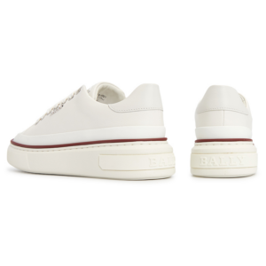 Alternative view of Giày Bally Maily Leather 'White' MAILY-W-01