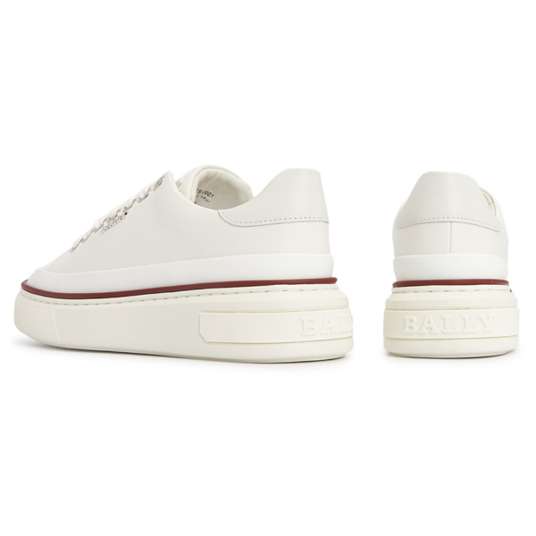 Giày Bally Maily Leather 'White' MAILY-W-01 - Ảnh 2