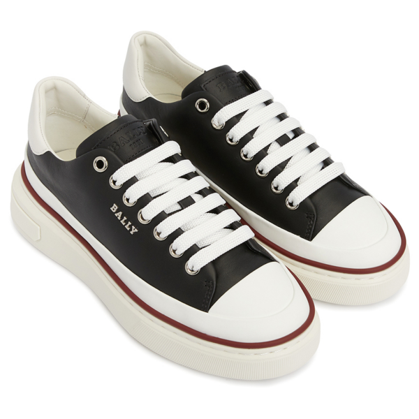 Giày Bally Maily Leather 'Black' MAILY-W-905 - Ảnh 4