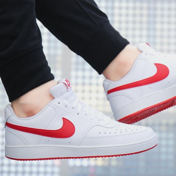 Giày Nike Court Vision Low 'White University Red' CD5463-102 - Ảnh 5