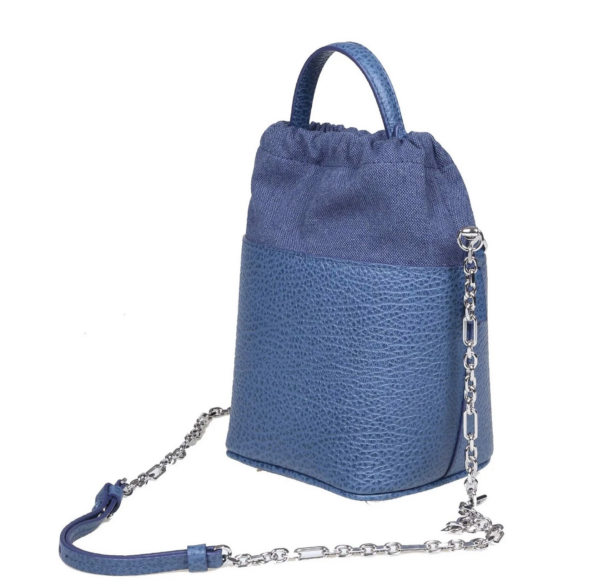 Túi Maison Margiela 5AC Bucket Bag 'Blue' S61WG0035P4348T6099 - Ảnh 4