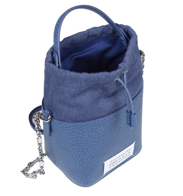 Túi Maison Margiela 5AC Bucket Bag 'Blue' S61WG0035P4348T6099 - Ảnh 3
