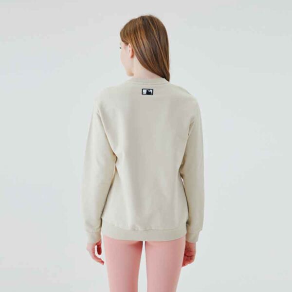 Áo MLB Sweater MLB Bull Dog Beige 31MTC1011-50B - Ảnh 4
