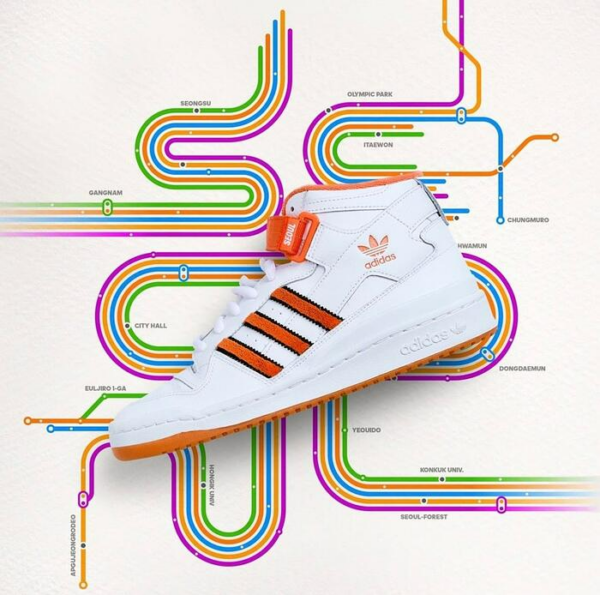 Giày Adidas Forum Mid 'City Seoul' GY2669 - Ảnh 5