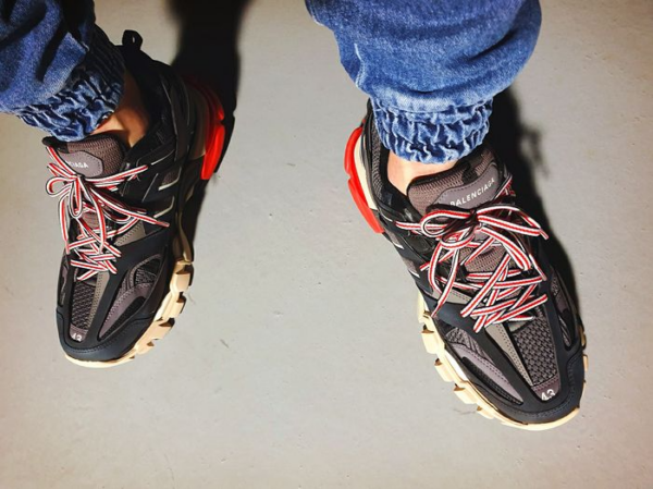 Giày Balenciaga Track Trainer Black Red 542023-W1GB6-1002 - Ảnh 8