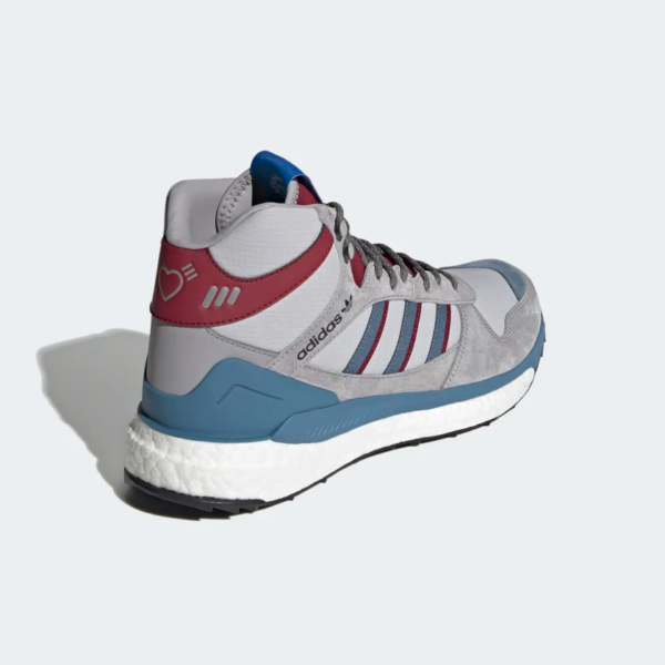 Giày Adidas Human Made x Marathon Free Hiker 'Clear Onix Burgundy' FY9149 - Ảnh 5
