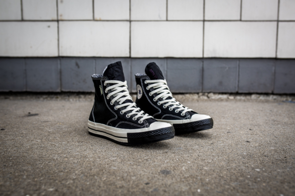 Giày Converse Cali Dewitt x Slam Jam x Chuck 70 Hiker Hi 'Black White' 160316C - Ảnh 2
