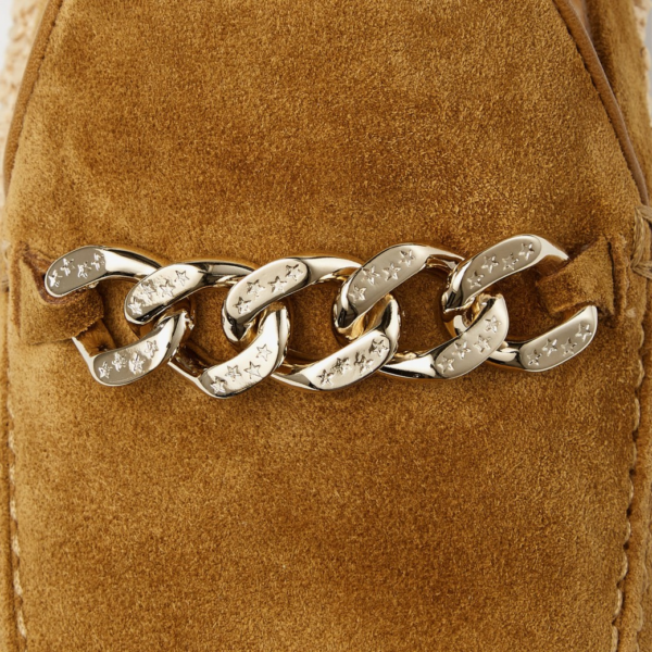 Giày Jimmy Choo Marti 'Camel Velvet' MARTIKFF121725 - Ảnh 4
