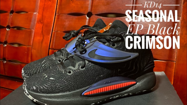 Giày Nike KD 14 EP 'Black Laser Crimson' DC9380-001 - Ảnh 6