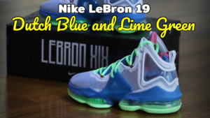 Giay Nike Lebron 19 'Dutch Blue Lime Glow' DD0418-400