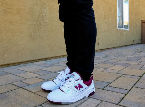 Giày New Balance 550 'Burgundy Turquoise' BB550WBG - Ảnh 7