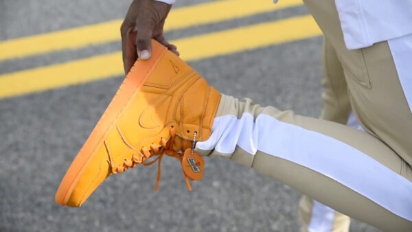 Giày Nike Air Jordan 1 Retro High Gatorade 'Orange Peel' AJ6000-880 - Ảnh 7