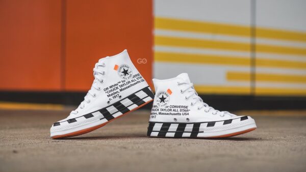Giày Converse Off-White x Chuck 70 'White' 163862C - Ảnh 5