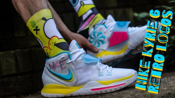 Giày Nike Kyrie 6 'Neon Graffiti' BQ4630-101 - Ảnh 8