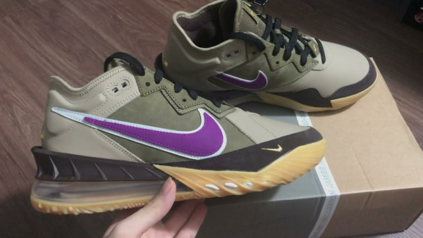 Giày Nike atmos x LeBron 18 Low 'Viotech' CW3153-200 - Ảnh 6