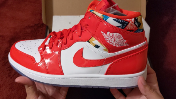 Giày Nike Air Jordan 1 Mid SE 'Barcelona Sweater' DC7294-600 - Ảnh 8