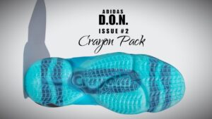 Alternative view of Giày Adidas Crayola x D.O.N. Issue #2 'Signal Cyan' FW8517