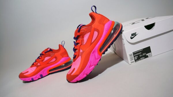 Nike Wmns Air Max 270 React 'Mystic Red Pink Blast' AT6174-600 - Ảnh 4