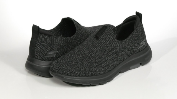 Giày Skechers Go Walk 5 Mens Shoes 'Black' 216042-BKCC - Ảnh 2