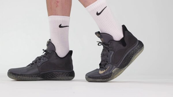 Giày Nike KD Trey 5 VII 'Dark Grey Metallic Gold' AT1200-003 - Ảnh 2