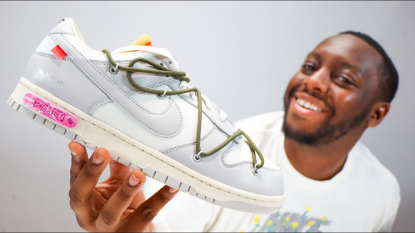 Giày Nike Off-White x Dunk Low 'Lot 22 Of 50' DM1602-124 - Ảnh 4
