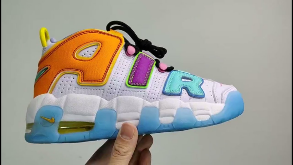Giày Nike Air More Uptempo GS 'Mutilcolor' DH0624-500 - Ảnh 4