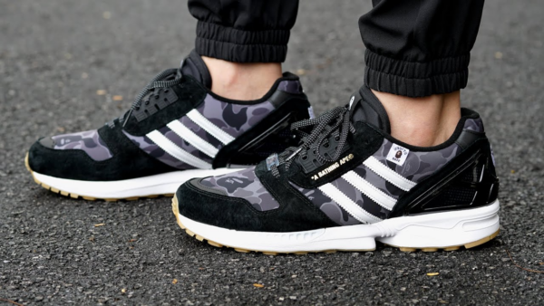 Giày Adidas BAPE x Undefeated x ZX 8000 'AZX Series Black Camo' FY8852 - Ảnh 3