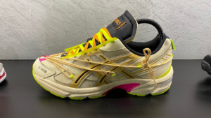 Giay Asics x P.E Nation Gel-1130 'Cream Paper Bag' 1203A244-100