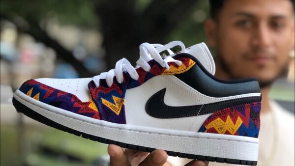Giày Nike Air Jordan 1 Low SE GS 'Nothing But Net' CZ8657-100 - Ảnh 10