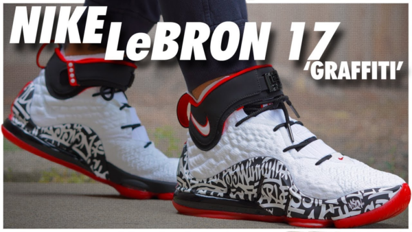 Giày Nike LeBron 17 EP 'LeBron 4 Graffiti' CT6052-100 - Ảnh 8