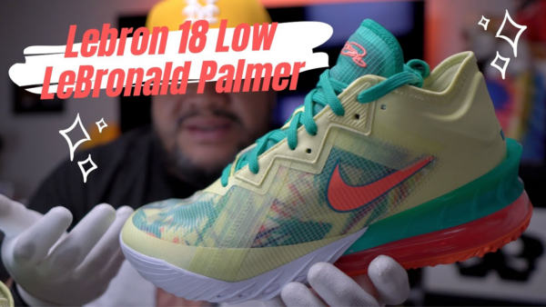 Giày Nike LeBron 18 Low 'LeBronold Palmer' CV7562-300 - Ảnh 6