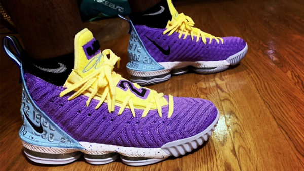 Giày Nike LeBron 16 'Lakers Heritage' CK4765-500 - Ảnh 7