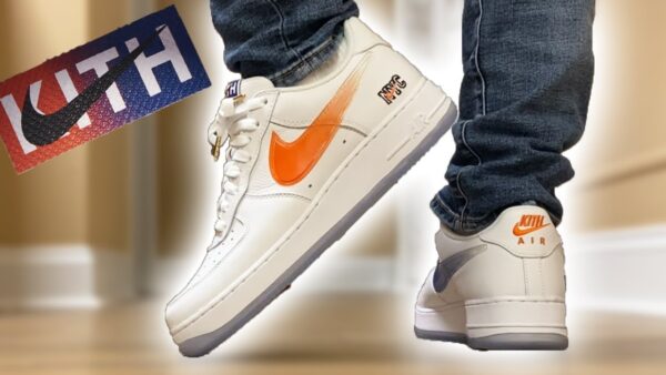 Giày Nike Kith x Air Force 1 Low 'NYC White' CZ7928-100 - Ảnh 3