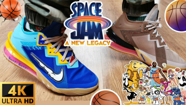 Giày Nike Space Jam x LeBron 18 Low GS 'Wile E. x Roadrunner' DJ3760-401 - Ảnh 7
