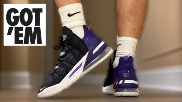 Giày Nike LeBron 18 'Lakers' CQ9283-004 - Ảnh 9